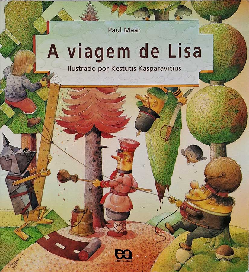 Livro: A Viagem de Lisa.  Autor: Paul Maar. Editora: Ática.  Livro usado. 