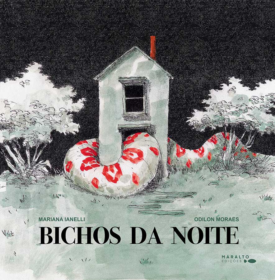 Livro: Bichos da Noite.  Autores: Mariana Ianelli; Odilon Moraes.  Editora: Maralto.  Tipo do Livro: usado. 