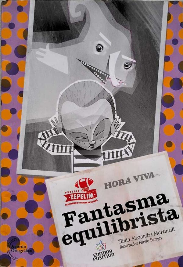 Livro: Fantasma Equilibrista. Coleção: Hora Viva. Autor: Tânia Alexandre Martinelli. Editora: Positivo. Tipo do Livro: usado.