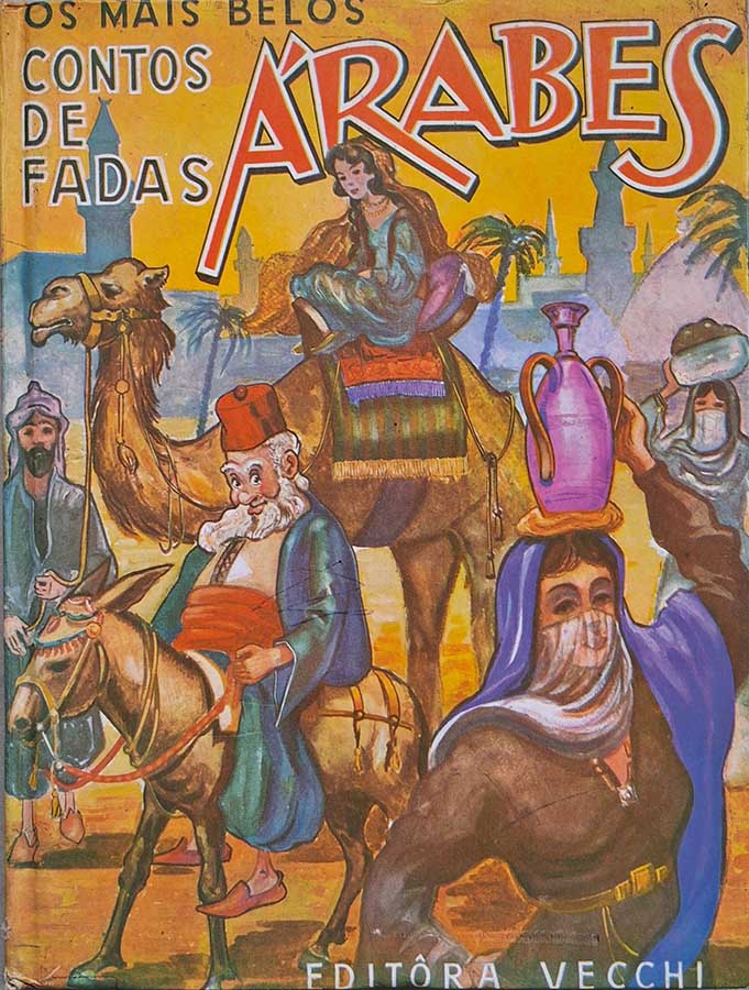 Livro: Os Mais Belos Contos Juvenis de Fadas Árabes. 3ª edição.  Tamanho maior. Autores: Diversos. Editora: Vecchi. Coleção: Os Mais Belos Contos de Fadas. 