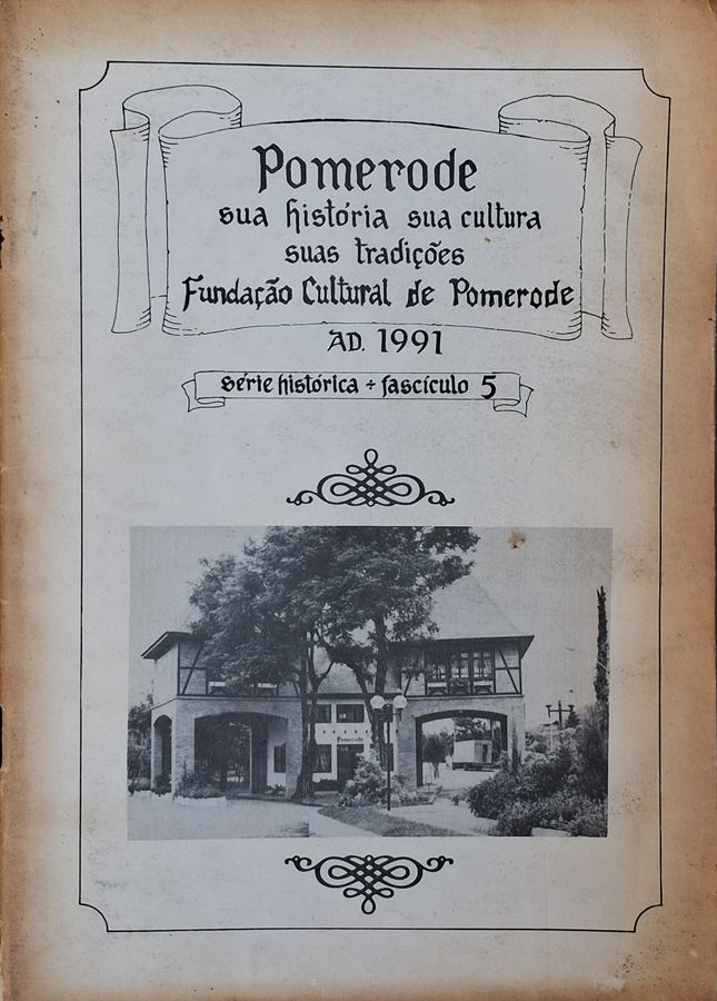 Pomerode: Série Histórica, Fascículo 5 (Fundação Cultural de Pomerode)
