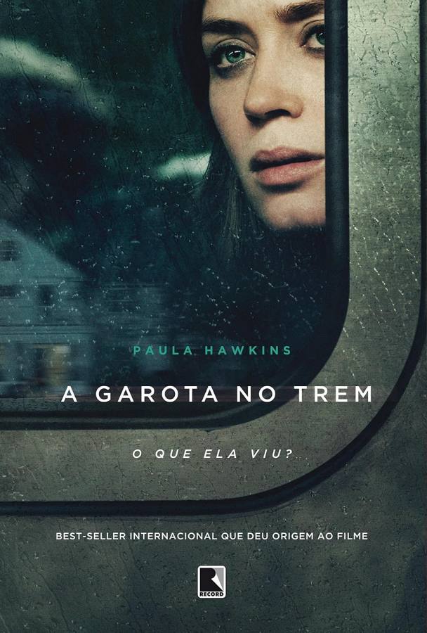 Livro A Garota no Trem, de Paula Hawkins, livro usado ou seminovo. Um thriller psicológico envolvente, com mistério, suspense e reviravoltas.
