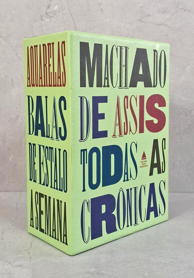 Box Todas as Crônicas, de Machado de Assis.