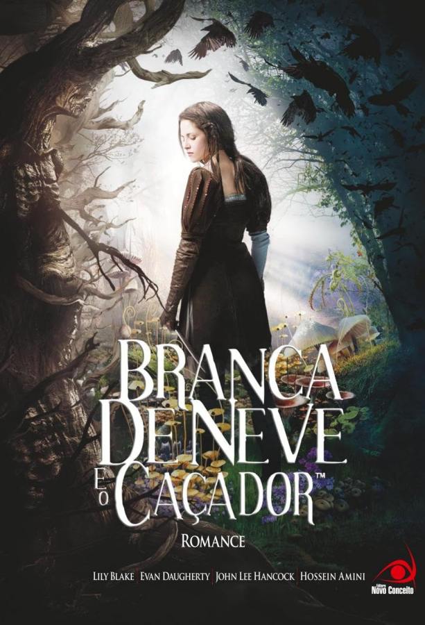 Livro Branca de Neve e o Caçador, de Lily Blake. Romance de fantasia baseado no filme, com aventura, magia, batalhas e uma releitura sombria do clássico conto.