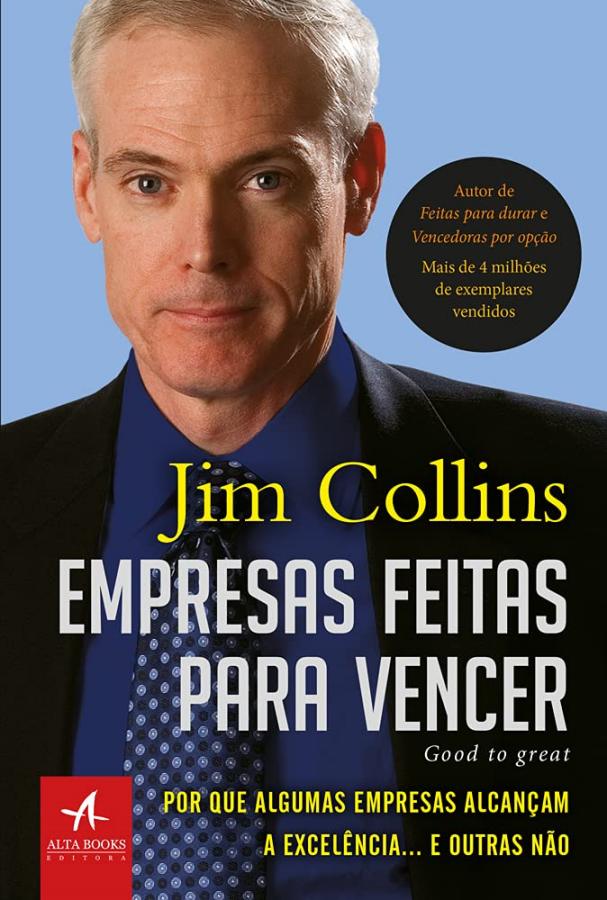 Livro Empresas Feitas para Vencer por Jim Collins. 