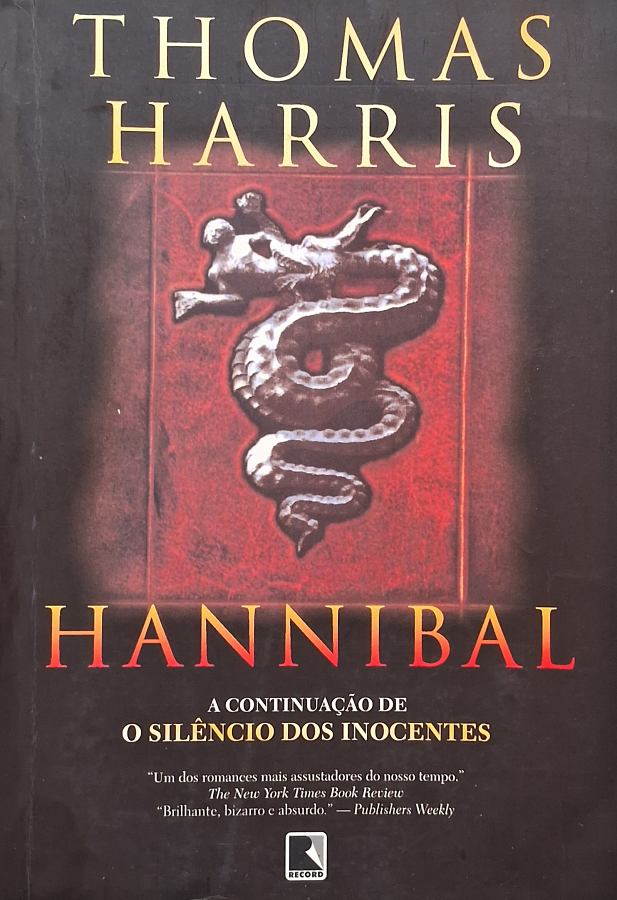 Livro ivro Hannibal, de Thomas Harris.