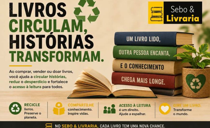 Livros Circulam, Histórias Transformam Vidas.