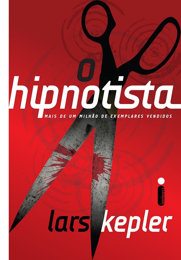 Livro O Hipnotista, de Lars Kepler, um thriller policial sueco repleto de suspense psicológico, crimes, segredos e reviravoltas surpreendentes.