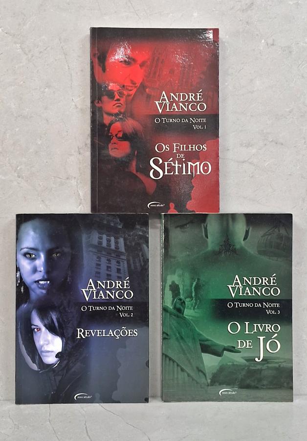 Trilogia Completa O Turno da Noite – André Vianco – 3 Livros.