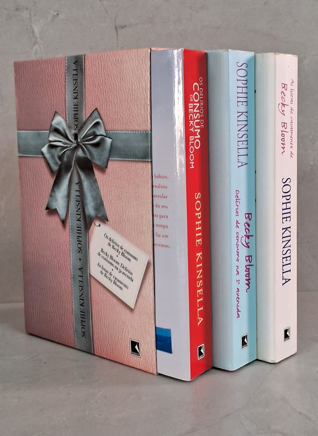 Box S Kinsella 3 Livros 2 – Sebo & Livraria Box Becky Bloom com 3 livros de Sophie Kinsella pela Editora Record. Humor, romance e consumismo nas primeiras aventuras da divertida protagonista.
