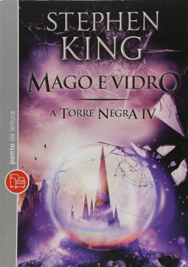 Livro Mago e Vidro, de Stephen King, é o quarto volume da série A Torre Negra. Edição Ponto de Leitura em capa comum. Confira no Sebo & Livraria.