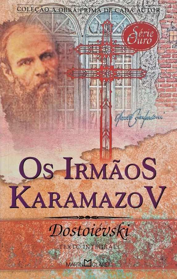 Livro Os Irmãos Karamazov, de Fiódor Dostoiévski, pela Martin Claret. Clássico da literatura russa sobre fé, culpa, família, moralidade e livre-arbítrio.